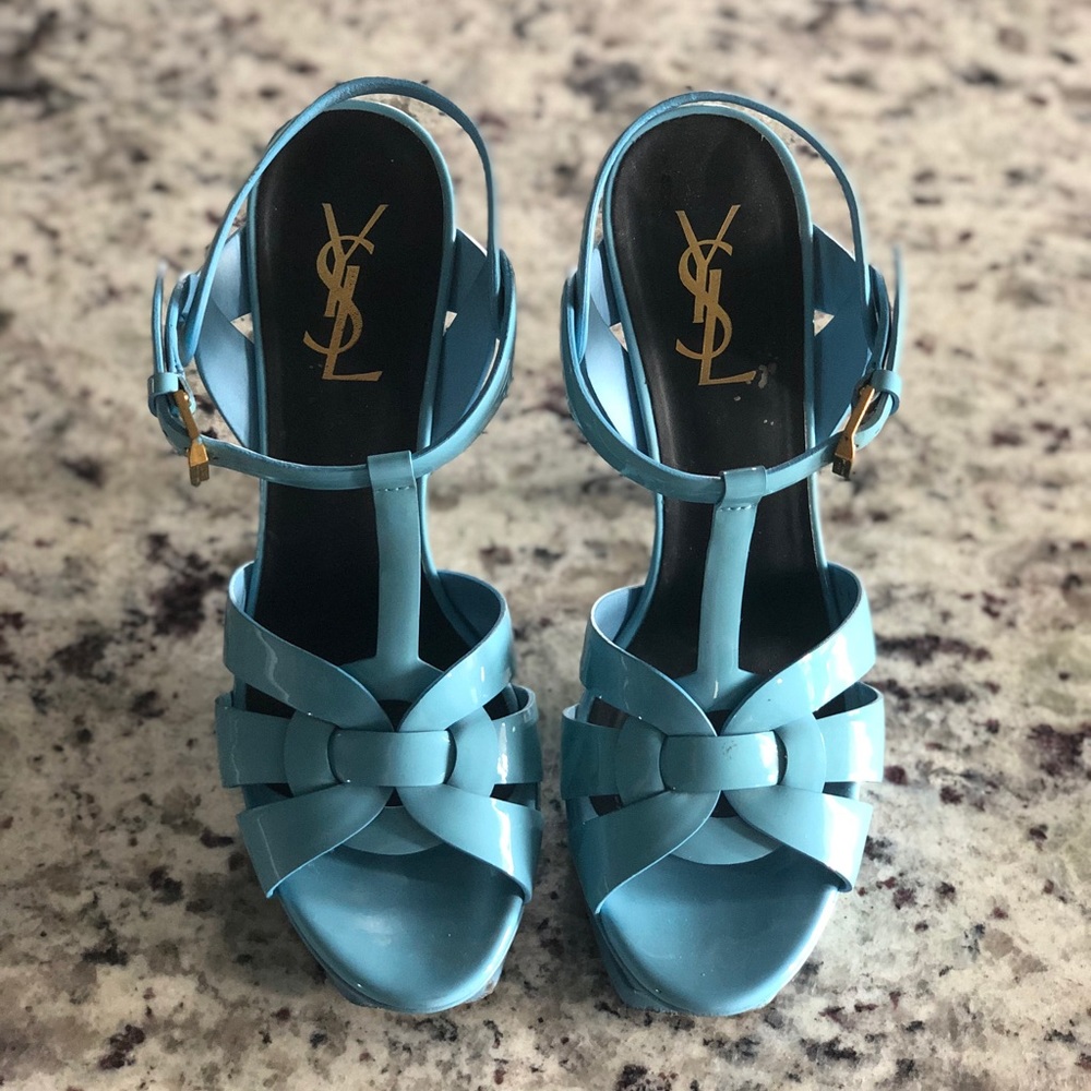 Saint Laurent Tribute Patent Leather Heels